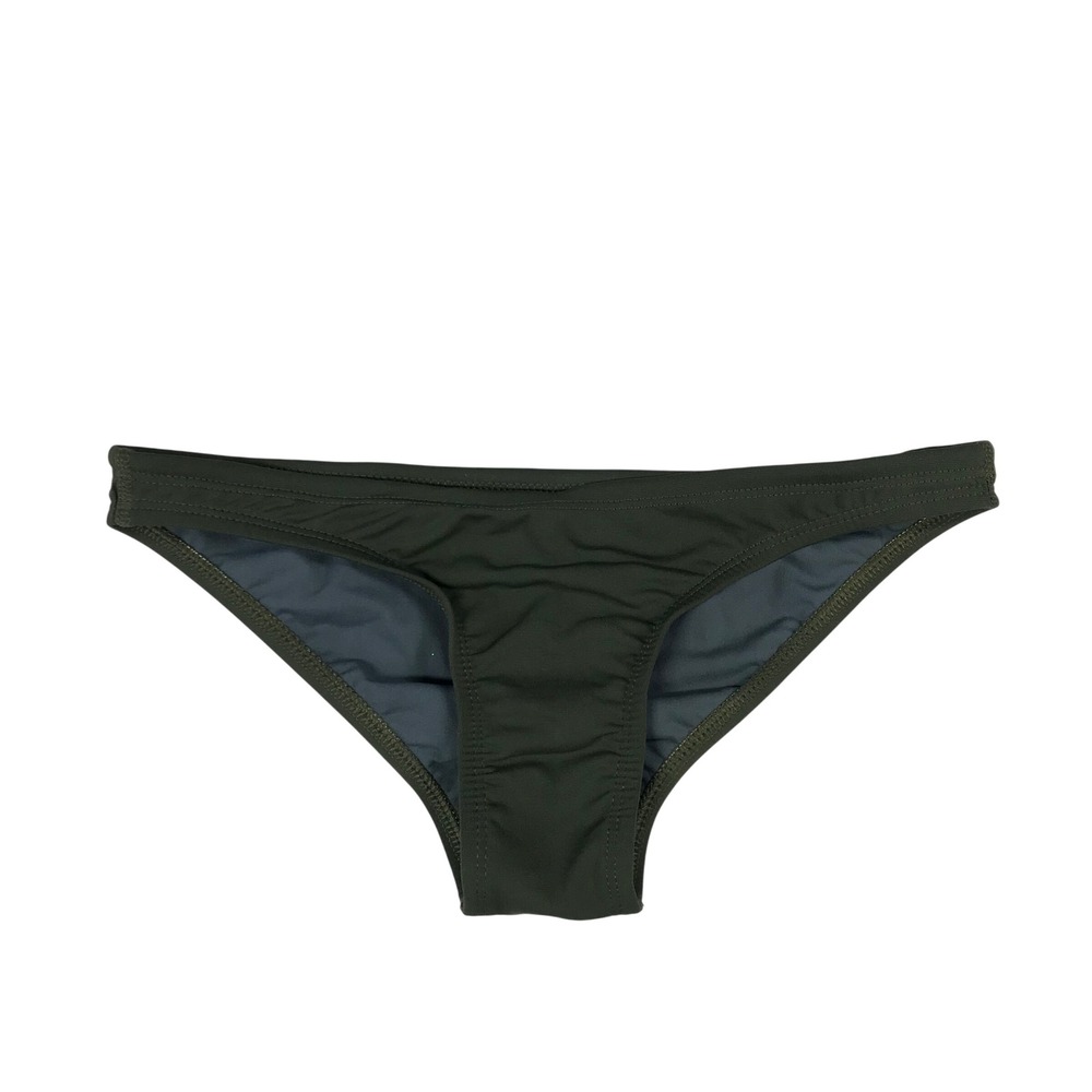 Jolyn Europe Olive Green Bikini Bottom M &Left On Friday Colorblock High Waist S